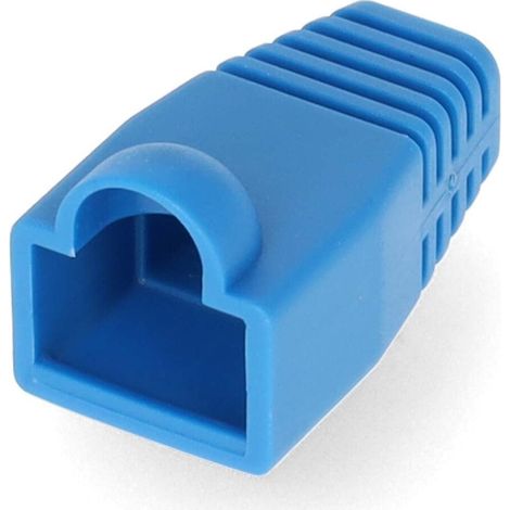 Nedis zugentlastungstulle rj45 pvc blau box 10 stuck