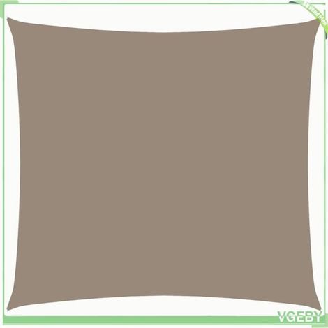 Voile de parasol - FAFEICY - 135414 - Carré 4x4 m - Tissu Oxford PU - Protection anti-UV (1/5)
