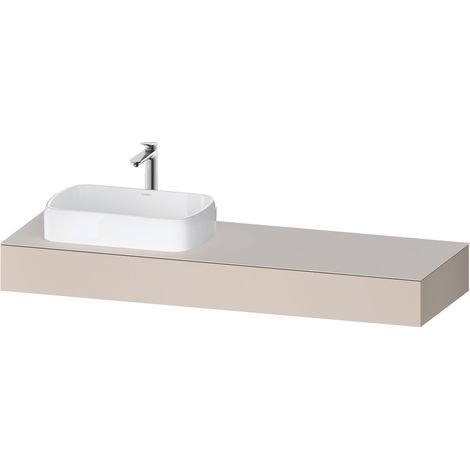 Consola Collection One de Duravit, 1600x550x170mm, con recorte a