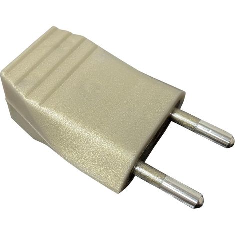 Goldener Bipolarstecker Ø4mm