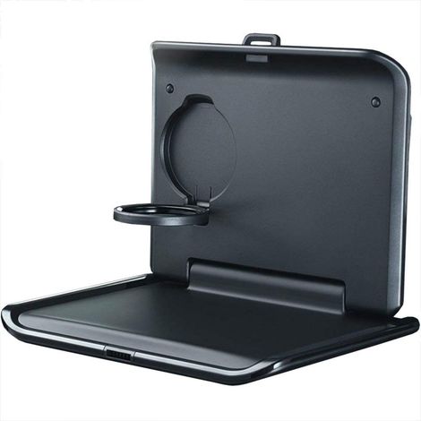 Table Pliante pour la appuie-tête avec Porte-gobelet, Voyage intégré et système Confort