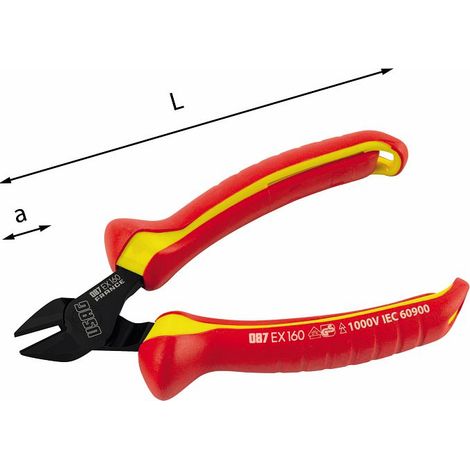 USAG 087 EX Tronchesi Isolati Tagliente Diagonale 1000 V Professionali