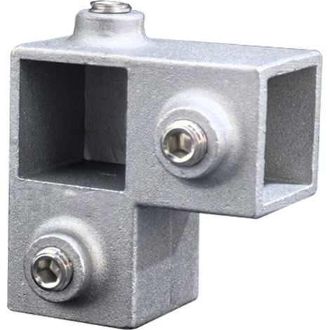 Vierkantrohradapter aus Aluminiumlegierung, - 30x30 3-Wege