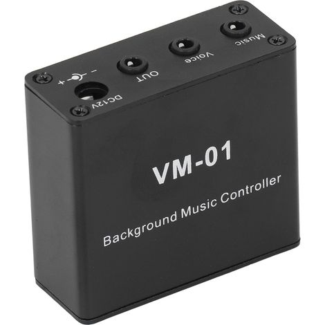 Contrôleur de musique d'ambiance, noir, excellente compatibilité, format miniature, sélecteur de musique, 12 V CC (1/5)