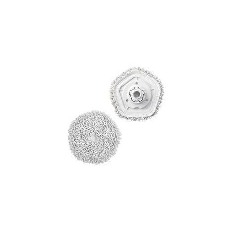 Lot de 2 Chiffons pour Dreame W10/W10 Pro de Rechange pour aspirateur Robot, Lavable Tampon de Vadrouille, pour Tous Types de Sols (1/5)