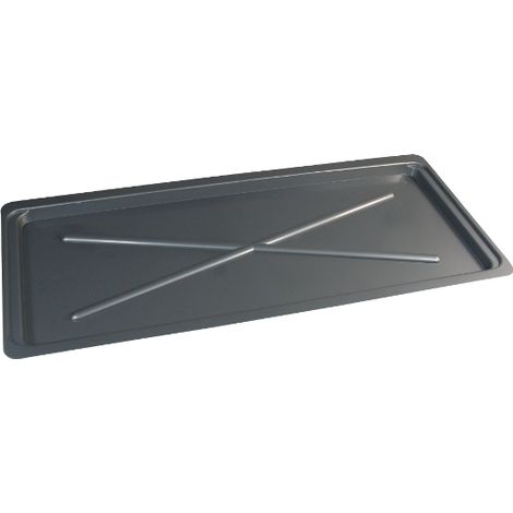 Escurridor de platos de 55x24 cm, color plata