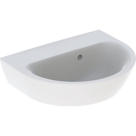 Geberit Renova lavabo con enjuague manual, sin agujero para