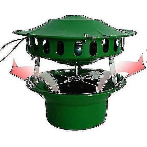 Ventilateur de cheminée électrique 2024 pour barbecue, abri de jardin, cheminée, poêle à bois et four à bois - 80 W (1/4)