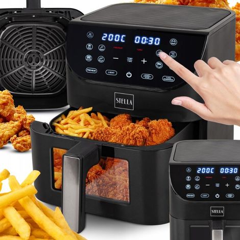Friteuse sans huile stella staf-1500-6-c 1500 W 6 litres (1/3)