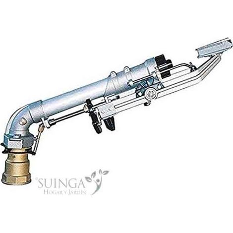 Agrar-Sprinkler 2 1/2'' Senior Metall. Einstellbarer Bewässerungswinkel. Reichweite 22 bis 51 m. Impuls-Sprinkler, Bewässerungsr
