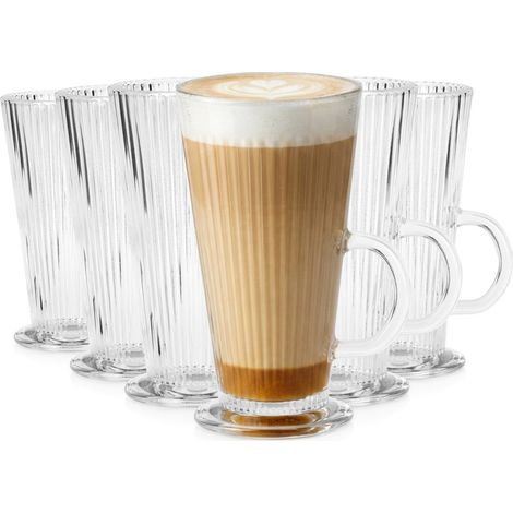 Verres à café latte 270 ml, lot de 6. (1/5)