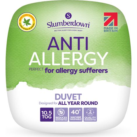 Slumberdown Anti Allergy Duvet, 10.5 Tog, Super King