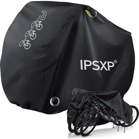 Housse Vélo pour, Exterieur Housse de Vélo avec Trous pour Antivols, pour jusqu'à 29 Pouces VTT Bicyclette Moto Vélo de Montagne Route Électrique Scooter,pour 1-3 Bicyclettes (1/5)