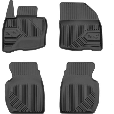 Tapis de Sol de Voiture pour Honda Civic VIII 2006-2011 3Portes TPE Noir 4Pcs (1/5)