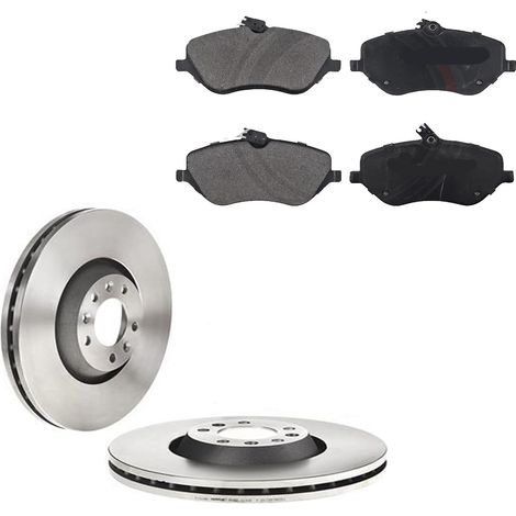 KIT FRENI ANTERIORI compatibile con PEUGEOT 607 (9D,9U) - DISCHI + PASTIGLIE OEM: P 61 078 / 17554 /SOSTITUZIONE DIRETTA/BASSA POLVERE/SILENZIOSO (1/5)