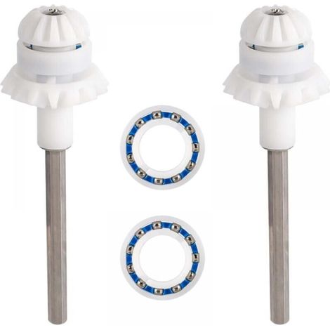 Pulitore per piscina in 2 pezzi per MX8 MX8EL MX6 MX6EL Elite, accessori, albero di trasmissione Focus, ricambio per pulitore per piscina Zodiac, con cuscinetto della ruota motore