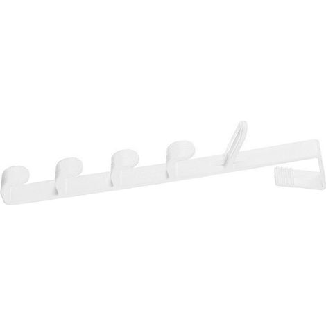 Crochet de porte polyvalent de Style moderne, porte-manteau à forte charge, sans poinçon, pour chambre à coucher, salon, entrée, blanc