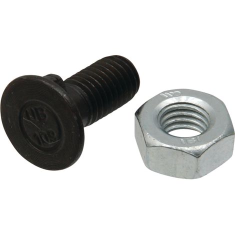 Pflugbolzen mit Mutter M10x1,5x25mm Klasse 10.9 DIN 604 für Pflug 1025410