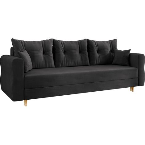 Sofá cama Veldala 101, Manila 18, Almacenaje, 0, 85x231x77cm