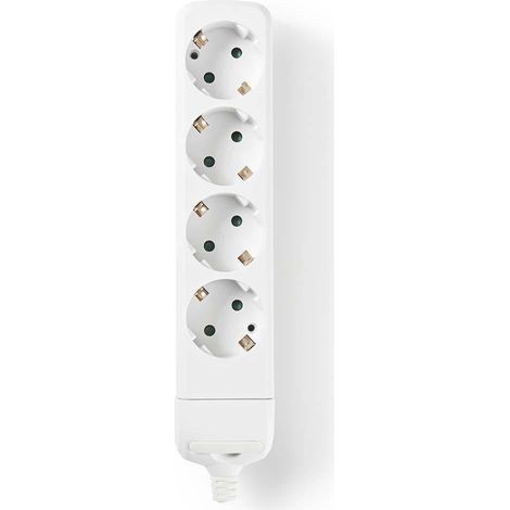 Nedis EXSO400F1WT multiprise blanche 4 prises Schuko (1/2)