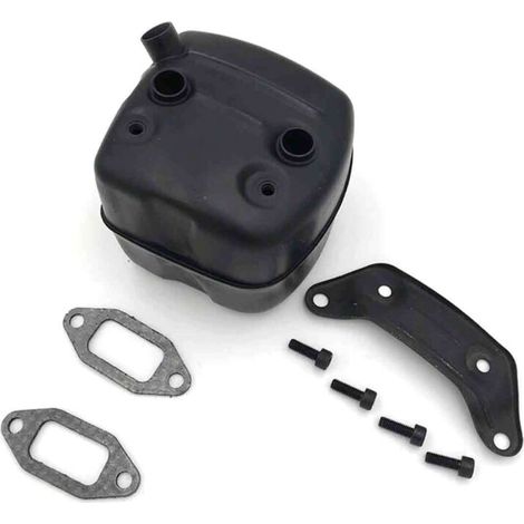 Kit di scarico per motoseghe Husqvarna serie 371 372XP 385 390XP, silenziatore di scarico, piastra di raffreddamento, accessori. (1/4)