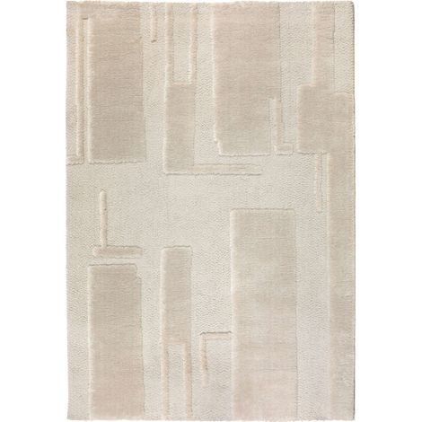 VIVARAISE - Tapis Louka Ivoire en polyester recyclé - 290 x 200 cm (1/5)