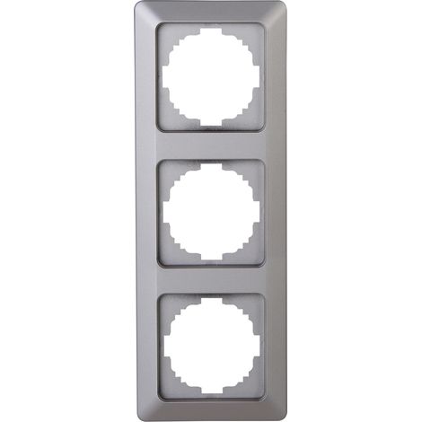 Kopp - MILANO – Abdeckrahmen 3-fach, Farbe: stahl - 305820064 (1/2)