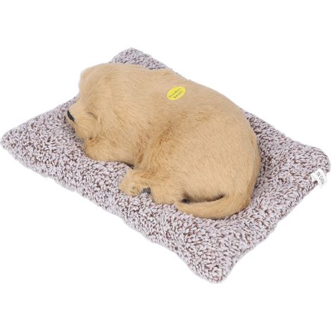 Plüschhund mit Geräuschen, liebevoll gestaltet, lebensecht, Geschenkidee, Plüschtier aus Kunststoff, Hundespielzeug, Autodekoration, großer Labrador (1/5)