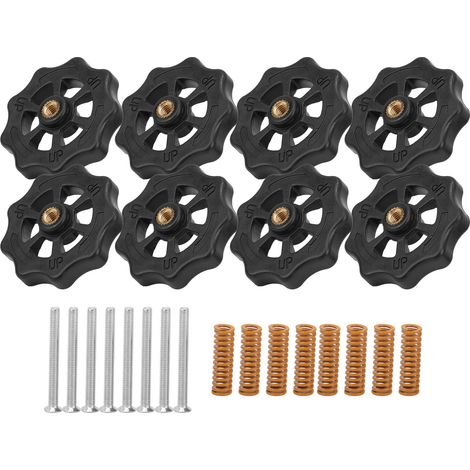 Kit de mise à niveau 2 pièces écrous M4 vis à ressort pour plateau chauffant Creality CR-10 CR-10s Ender 3 (1/5)