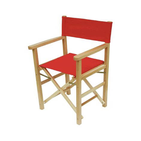 Sedia pieghevole Capri Nero - Giallo regista pieghevole legno trucco giardino (1/2)