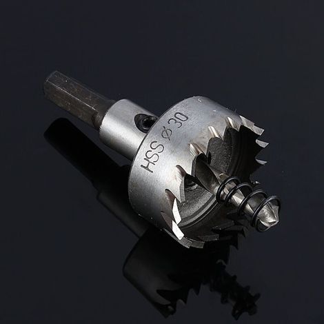 Praktische und präzise Lochsäge aus Edelstahl zum schnellen Schneiden von 30-mm-Metallen und sauberen Platten. (1/2)