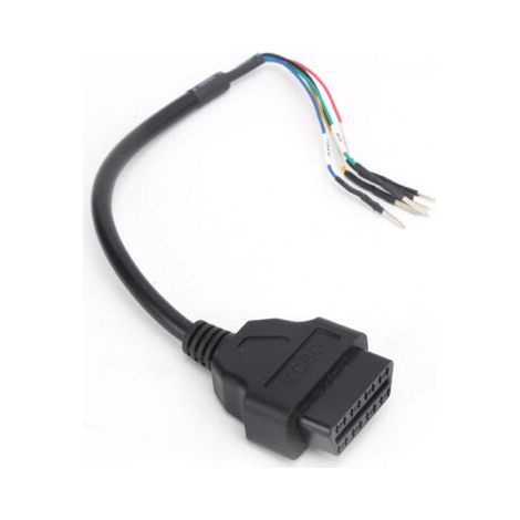 BUNTHAUS Connecteur adaptateur de test de câble 16 broches pour câblage OBD ODB2 universel pour voitures et motos (1/5)