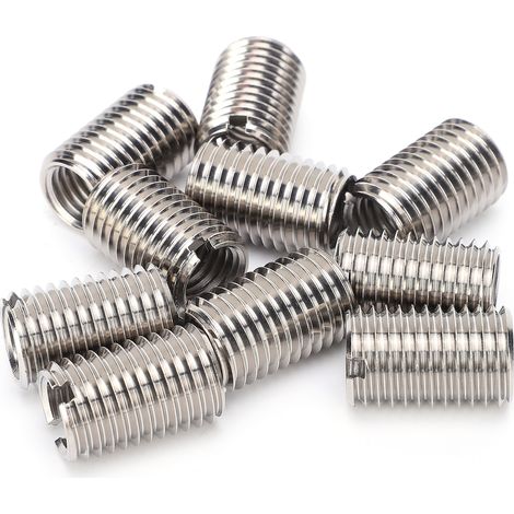 10 Stück, Innengewinde M121,75, Außengewinde M162, Länge 25 mm (1/4)