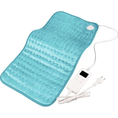Couverture chauffante couverture de physiothérapie hivernale couverture chauffante pour les jambes couverture chauffante chauffante simple tapis chauffant bleu lac (40 76cm)