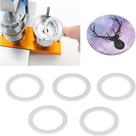 5 Pièces Joints pour Machine à Badges - Outil Auxiliaire de Remplacement 32MM (1/5)