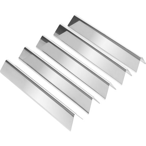 Lot de 5 barres aromatisantes 7636 pour barbecue à gaz Weber GS4 Spirit 2 Spirit I 300 Series Spirit E310 S310 E320 S320 avec boutons de commande avant, pièce de rechange pour Weber 67046, barres