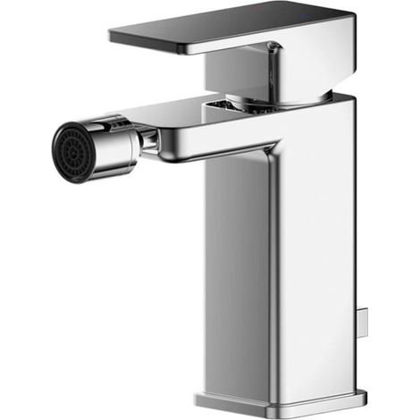 Nuie Windon Mono Bidet Mixer Tap with Pop-up Waste - Chrome (1/2)