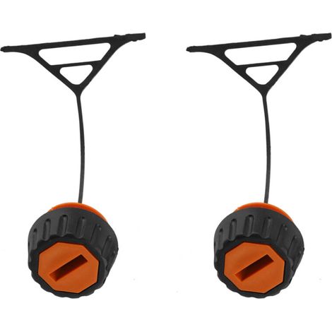Tankdeckel, 2 Stück, für STIHL Kettensägen 028 038 020 021 023 024 025 026 034 036 048 - Crezuo