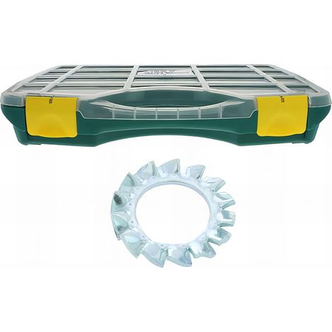 Coffret w 58 rondelles eventailsac zinguée bl din 6798a - 1103 pc mm