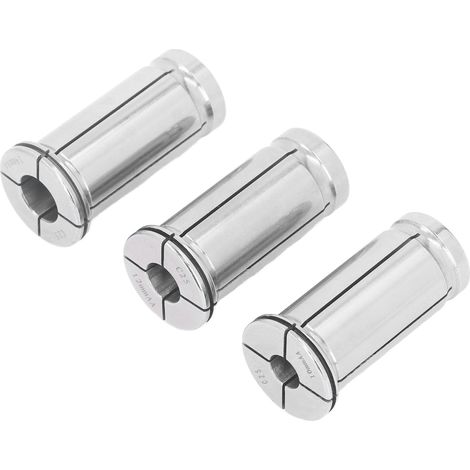 Satz mit 3 C25-Spannzangen, Fräswerkzeughalter mit geradem Schaft aus hochkohlenstoffhaltigem Stahl, Spannfutter für CNC-Drehmaschinen, 10 mm, 12 mm, 14 mm (1/5)