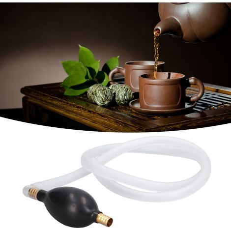 Kit de pompe à bille à aspiration manuelle pour bac à thé, avec tête en cuivre et tuyau étanche de 1,2 cm de diamètre. (1/5)
