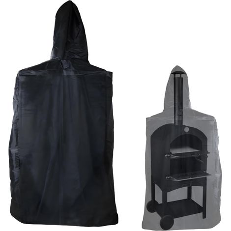 Housse pour four à pizza d'extérieur, bâche de protection résistante aux intempéries pour four à pain, housse imperméable pour barbecue de balcon et terrasse (1/5)