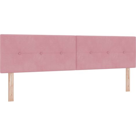 Maison Exclusive - Testiera LED con strisce LED Rosa 180 cm Velluto (1/5)
