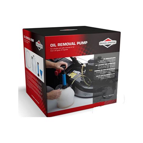 Briggs & Stratton – Kit vidange par aspiration 4L – Pompe et tuyau d'aspiration inclus – Vidange simple et sécurisée pour moteurs – Entretien outils motorisés