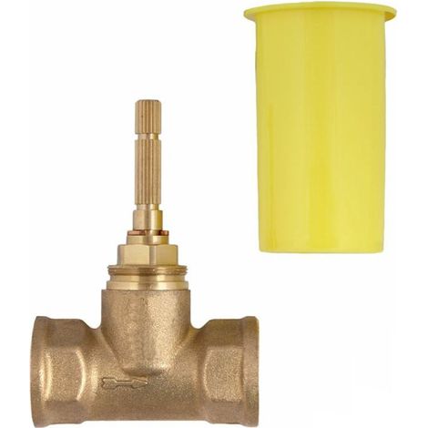 Schulte Unterputzventil DN 15 Rohbauset Gewindeanschluss 1/2" Wandeinbauteile 29281 (1/2)