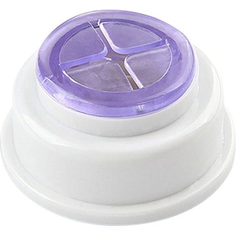 Crochet Auto-adhésif - Pour Serviettes de Cuisine - Fixation Sans Perçage sur Verre Bois Carrelage - Violet - 1 Pièce (1/4)