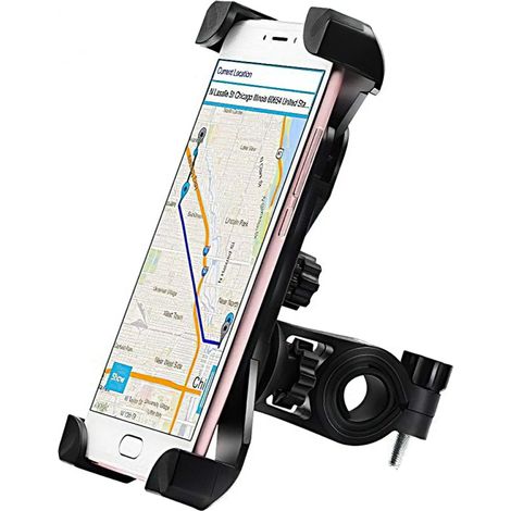 Supporto per telefono da moto, clip per manubrio da bicicletta, staffa di montaggio GPS (1/4)