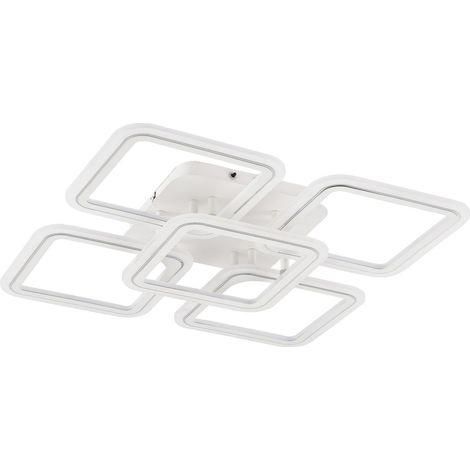 Plafoniera LED geometrica bianca 55W Stellar Zuma Line (1/2)