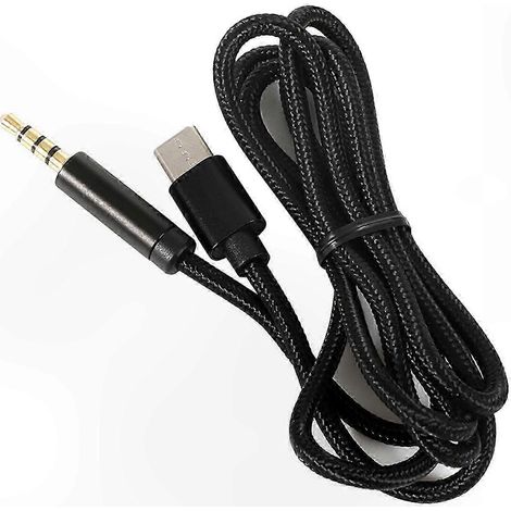 Adaptateur USB-C vers jack 3,5 mm pour voiture et smartphone, avec connecteur plaqué or (1/5)