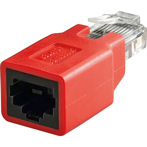 Adattatore modulare crossover RJ45, CAT 5e, Spina RJ45 (8P8C)  Presa RJ45 (8P8C). (1/2)